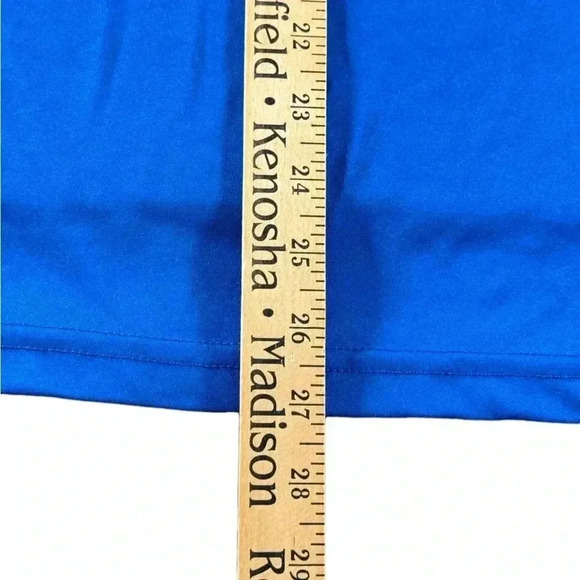 Lids Brand Blue Men's Large Polyester Short Sleeve Shirt Brace For Impact - Picture 9 of 9